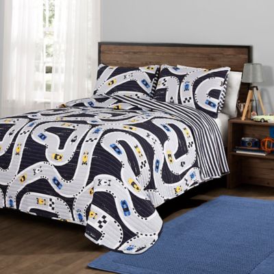 race car bed set