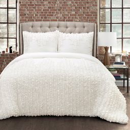 White Ruffle Comforter Bed Bath Beyond