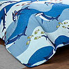 Alternate image 4 for Lush D&eacute;cor Shark Reversible Quilt Set in Blue