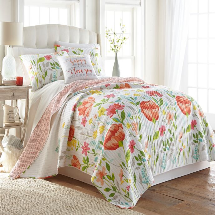 Levtex Home Laurel Reversible Quilt Set | Bed Bath & Beyond