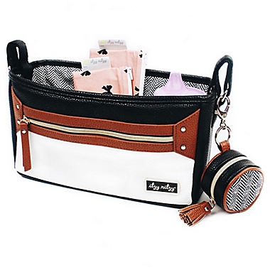 Itzy Ritzy&reg; Stroller Caddy in Coffee and Cream. View a larger version of this product image.