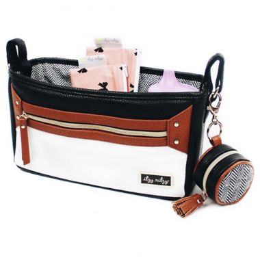 Itzy Ritzy&reg; Stroller Caddy in Coffee and Cream. View a larger version of this product image.