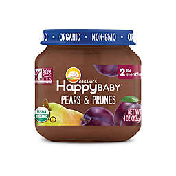 Happy Baby™ Organic 4 oz. Stage 2 Pears and Prunes Baby Food Jar