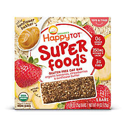 Happy Tot 5-Pack Super Foods Banana, Strawberry, and Sunflower Oat Bars