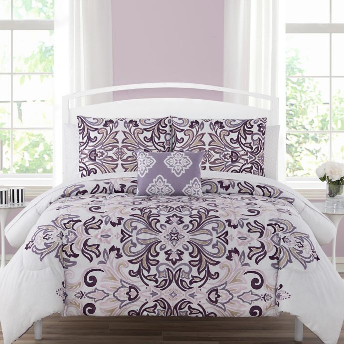 Carine 12 Piece Reversible Comforter Set Bed Bath Beyond