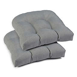 gray chair cushions with ties