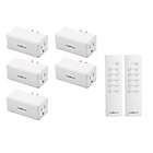 Alternate image 0 for Link2Home 7-Piece Wireless Remote Control Outlet Light Switch Set