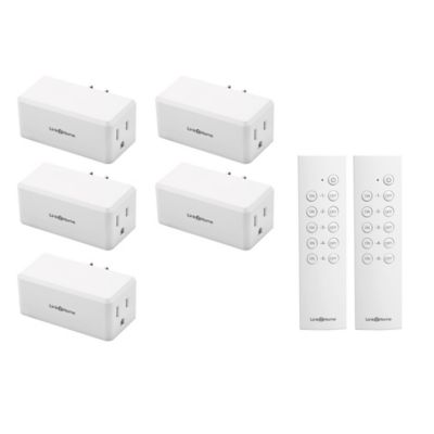 Link2Home 7-Piece Wireless Remote Control Outlet Light Switch Set