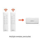 Alternate image 5 for Link2Home 7-Piece Wireless Remote Control Outlet Light Switch Set