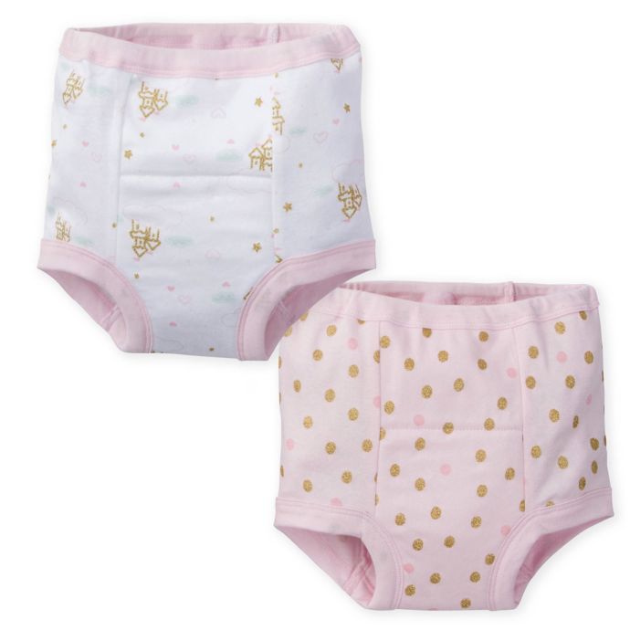 Gerber® 2Pack Princess Training Pants in Pink buybuy BABY