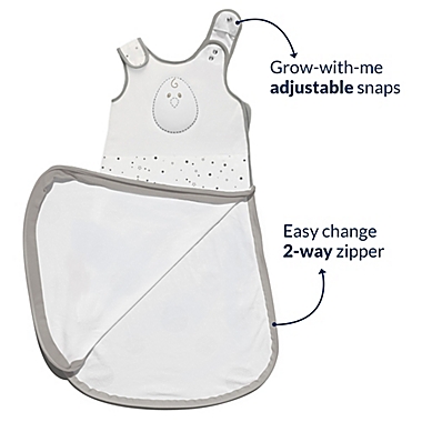 Nested Bean&reg; Zen Sack&trade; Large Classic This Way &#39;N That Way Wearable Blanket in Grey. View a larger version of this product image.