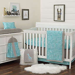 NoJo® Dreamer Modern Safari Crib Bedding Set in Turquoise