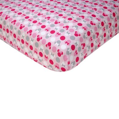 minnie mouse crib sheet