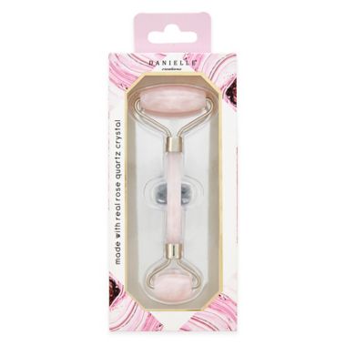 DANIELLE&reg; Rose Quartz Dual-Sided Facial Roller. View a larger version of this product image.