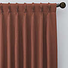 Alternate image 0 for Bargello 108-Inch Pinch Pleat Room Darkening Window Curtain Panel in Spice (Single)