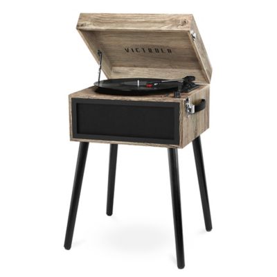victrola modern design 50 watt record player with bluetooth and 3 speed turntable