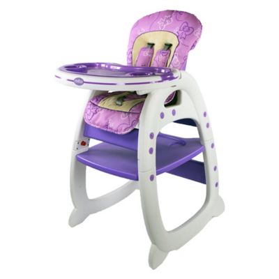 purple high chair