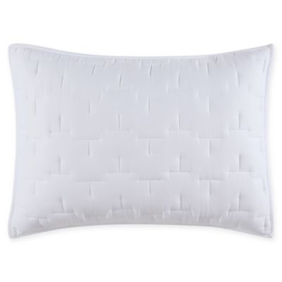 white quilted king pillow shams