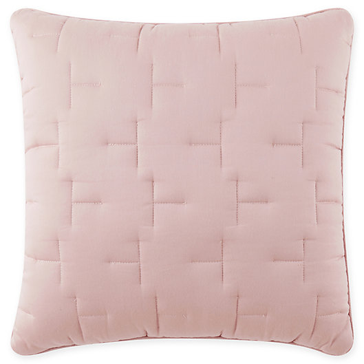 Alternate image 1 for O&O by Olivia & Oliver™ Lofty Stitch European Pillow Sham in Rose