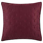 Alternate image 0 for O&amp;O by Olivia &amp; Oliver&trade; Lofty Stitch European Pillow Sham in Burgundy