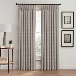 Glam 95-Inch Pinch Pleat Room Darkening Window Curtain Panel in Gold