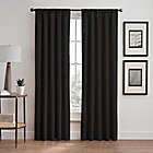 Alternate image 0 for Diamond 95-Inch Rod Pocket/Back Tab Window Curtain Panel in Charcoal (Single)