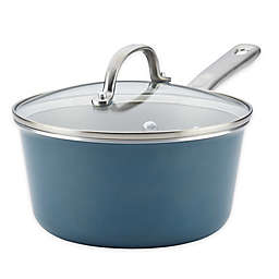Ayesha Curry&trade; Porcelain Enamel Nonstick 3 qt. Covered Saucepan