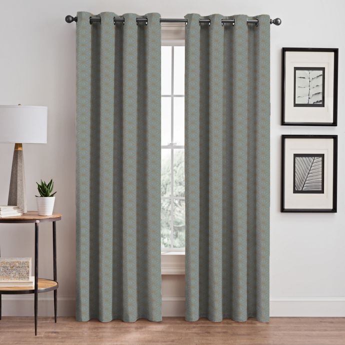 Cascade Grommet Window Curtain Panel (Single) | Bed Bath & Beyond