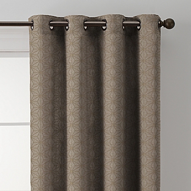 Cascade 63-Inch Grommet Window Curtain Panel in Cafe (Single). View a larger version of this product image.