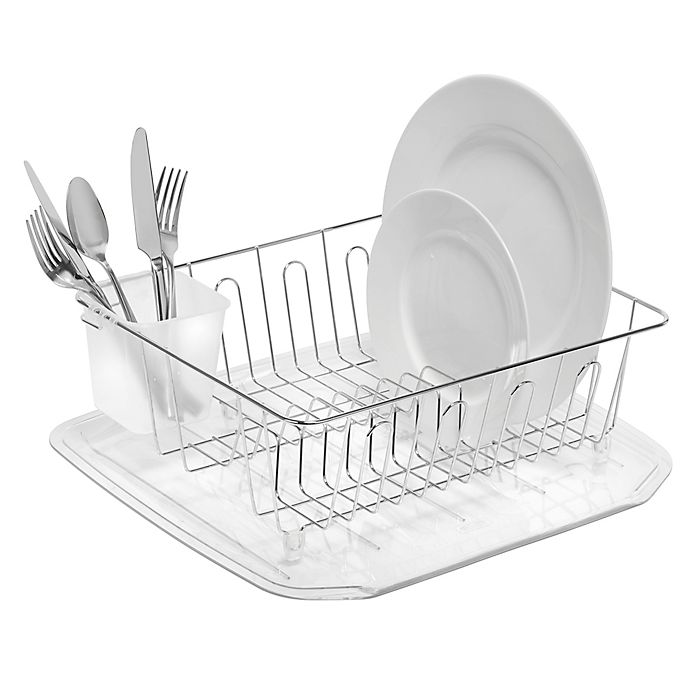 Salt Small Dish Drainer In Silver Bed Bath Beyond