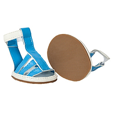 Pet Life&reg; Buckle Supportive Waterproof Dog Sandals (Set of 4). View a larger version of this product image.