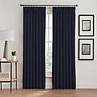 Alternate image 0 for Vertical Pleat 63-Inch Pinch Pleat Room-Darkening Window Curtain Panel in Navy (Single)