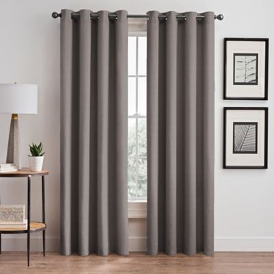 Vertical Pleat Grommet Room-Darkening Window Curtain Panel (Single)