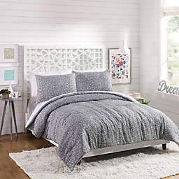 Maker's Collective Scroll Dot Twin/Twin XL Comforter Set in Grey