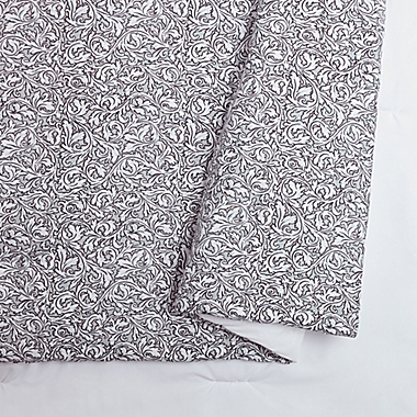 Maker&#39;s Collective Scroll Dot Twin/Twin XL Comforter Set in Grey. View a larger version of this product image.