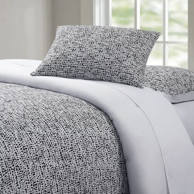 Christian Siriano&reg; Matrix Twin XL Comforter Set in Black/White. View a larger version of this product image.
