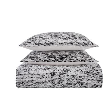 Christian Siriano&reg; Matrix Twin XL Comforter Set in Black/White. View a larger version of this product image.