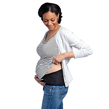 Boppy&reg; Size M/L Tummy Support Band with TheraPearls&reg; in Black. View a larger version of this product image.