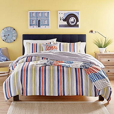 Helena Springfield Roxy Reversible Full/Queen Comforter Set in Denim. View a larger version of this product image.
