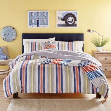 Helena Springfield Roxy Reversible Full/Queen Comforter Set in Denim | Bed  Bath & Beyond