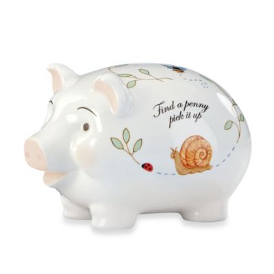 write on piggy bank