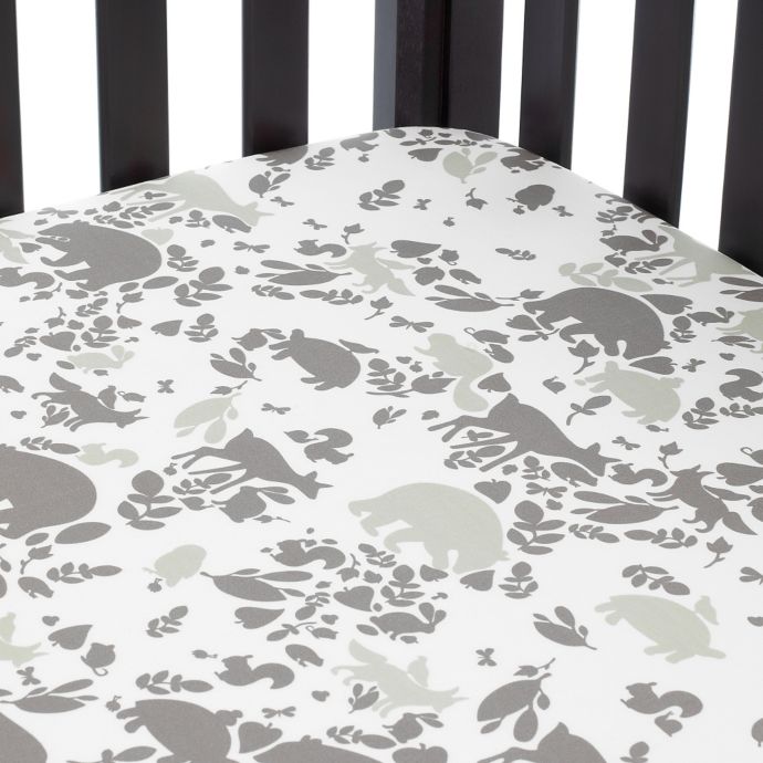 DwellStudio® Woodland Tumble Fitted Crib Sheet buybuy BABY