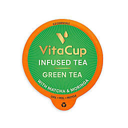 VitaCup Green Tea Pods for Single Serve Coffee Makers 16-Count
