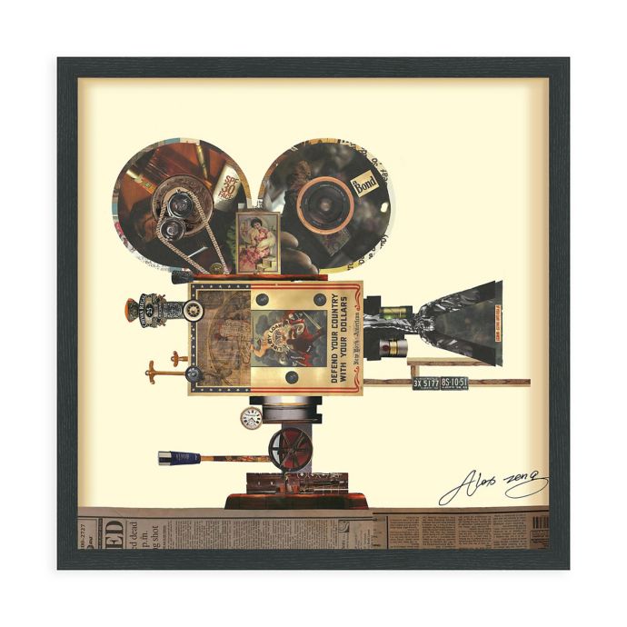 Empire Art Direct Antique Film Projector Framed Print Wall Art Bed Bath Beyond