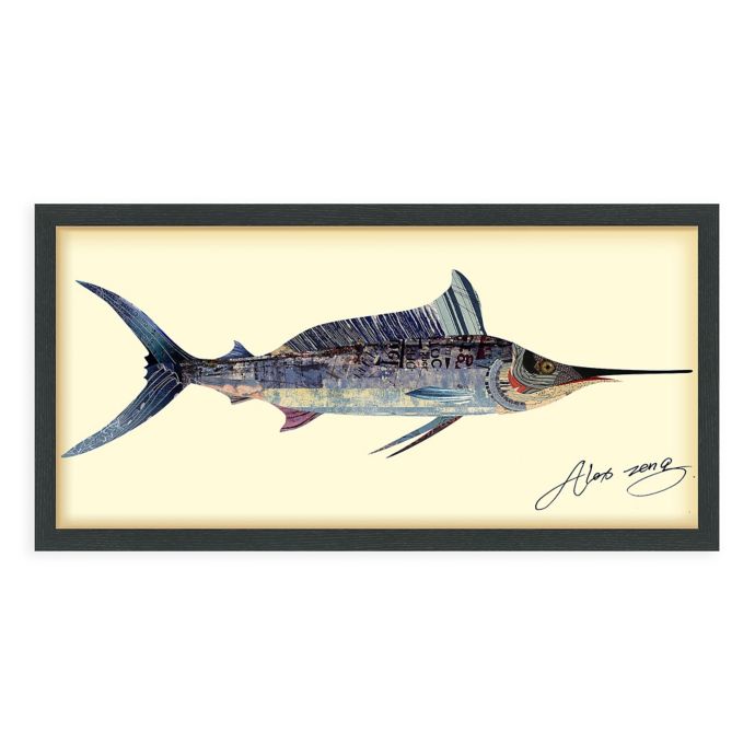 Blue Marlin 33 Inch X 17 Inch Framed Wall Art Bed Bath Beyond