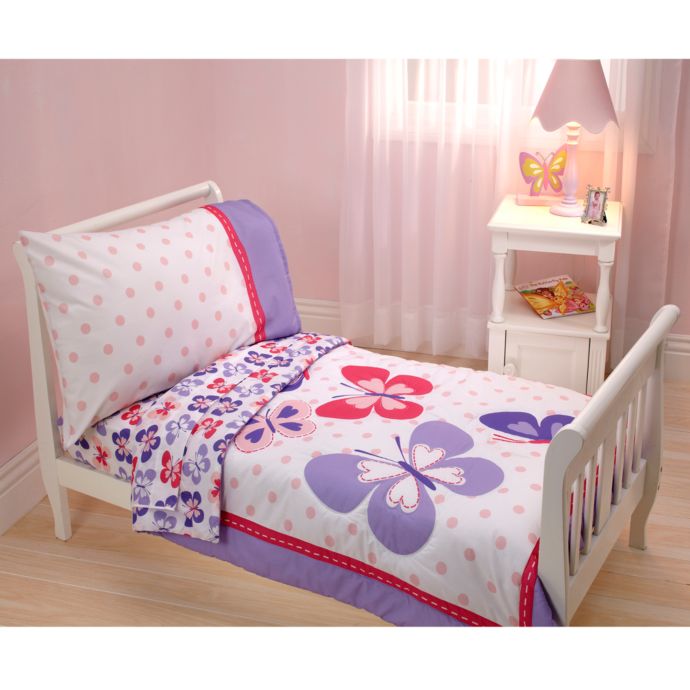 Carter's® Butterfly 4-Piece Toddler Bedding Set | Bed Bath ...