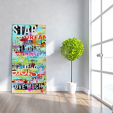 Dream Big 36-Inch x 72-Inch Glass Wall Art. View a larger version of this product image.