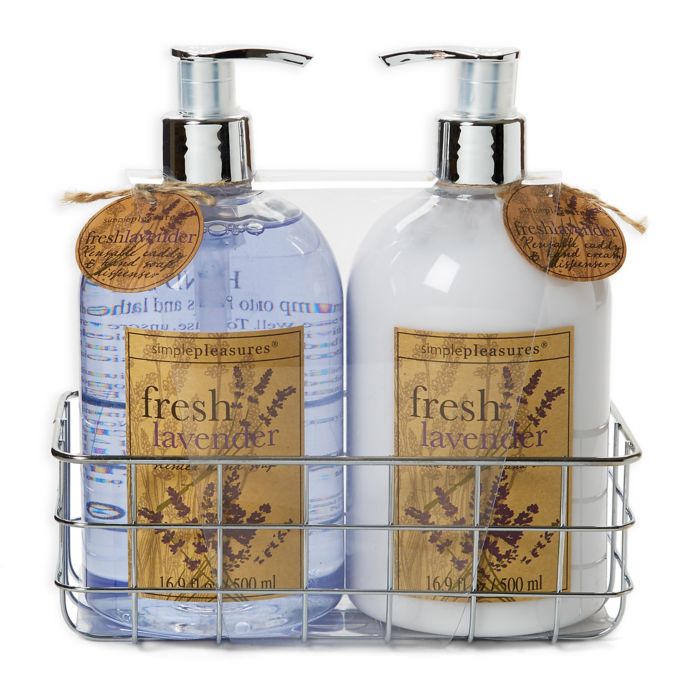 Simple Pleasures® 2-Piece Lavender Hand Soap and Lotion ...