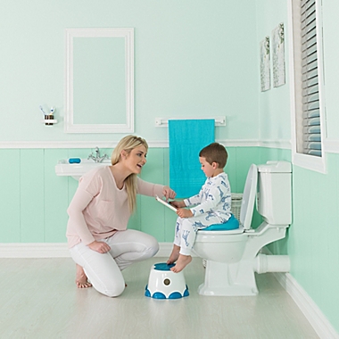 Bumbo Step Stool in Blue. View a larger version of this product image.