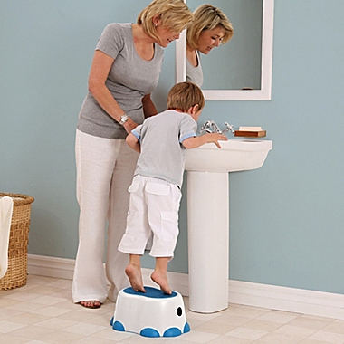 Bumbo Step Stool in Blue. View a larger version of this product image.